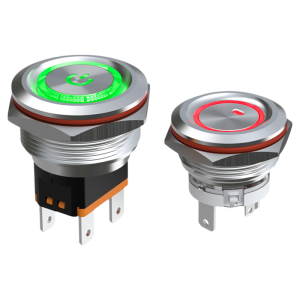 LANBOO | Self-Locking Auto-Reset Illuminated Power Switch 22mm