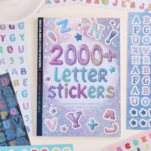 Mr.paper | 2000+ Miếng Dán Chữ Cái Màu Sắc Đa Dạng Giấy Nghệ Thuật Dụng Cụ Làm Thủ Công Tự Làm Hình Dán Chữ Vui Nhộn Dùng Cho Sổ Tay Trang Trí Sổ Tay Sổ Tay Phong Cách Junk Journal