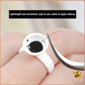Digeo 100pcs Tattoo Cups Disposable Permanent Makeup Ring Tattoo Ink Eyebrow Lip Tattoo Pigments Holder