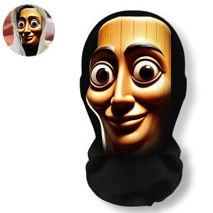 ใหม่ 3D พิมพ์ Full Face Mask TungTungTung Sahur ตาข่ายหน้ากากสําหรับชาย Party Supplies ตลกคอสเพลย์ Props นวนิยาย