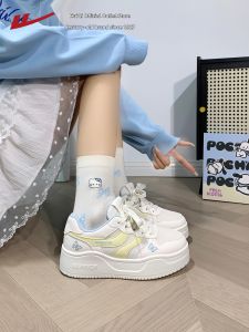 Warrior | Thick Sole Cartoon Printed Breathable Canvas Shoes
