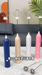 Máy Đánh Trứng Tạo Bọt Cafe Mini Cầm Tay 3 Chế Độ Gọn Nhẹ Máy Tạo Bọt Cầm Tay Không Dây Màu Sắc Ngẫu Nhiên Dễ Dùng