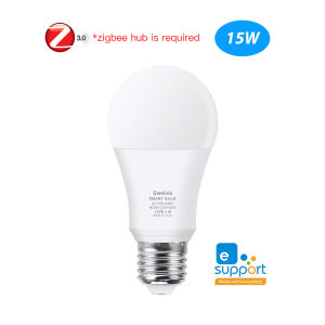 EWelink Zigbee WiFi Smart LED Bulb Lamps 15W 18W E27 Light Bulb RGB+CW+WW Dimmable Works With Alexa Google Home Yandex Alice
