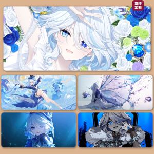 Original God Fu Ningna Oversized Mouse Pad E-Sports Games Office Table Mat Anime Secondary Yuan Shen He Thunder General