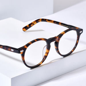 HEPIDEM กรอบแว่นตาแอซิเตตผู้หญิงใหม่แว่นตาแบรนด์ดีไซเนอร์กลมญี่ปุ่นทำด้วยมือแว่นตา9401แบบ Miltzen