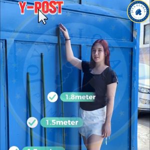 Y Post Fence Green Metal Iron Support Wire Mesh Panels Pole Heavy Duty 5Pcs 1.3M/1.5M/1.8M