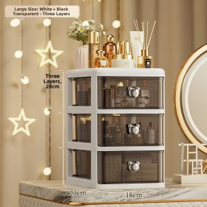 Multi-purpose Clear Plastic Drawer Organizer