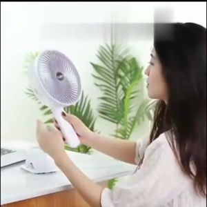 พร้อมส่ง พัดลมตั้งโต๊ะ แบบหนีบ7นิ้ว พัดลมพับได้หมุนได้ 360° การปรับความเร็วลมได้ถึง 3 ระดับ พัดลมพกพา