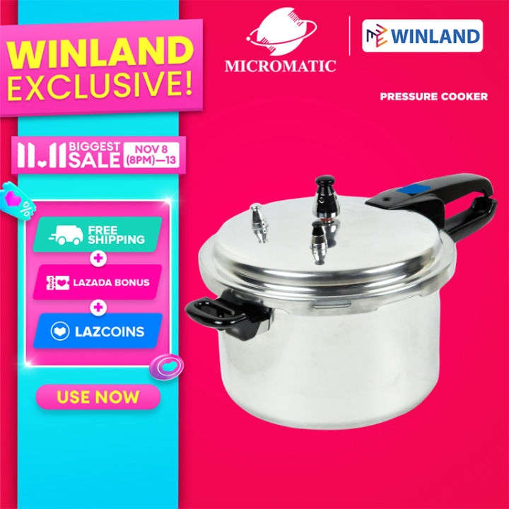 Micromatic by Winland Pressure Cooker 4 Quarts 3.7 Liters MPC 4QC Lazada PH