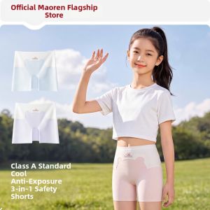 MiiOW | Anti Peep Safety & Leggings Childrens Briefs Light Ice Silk