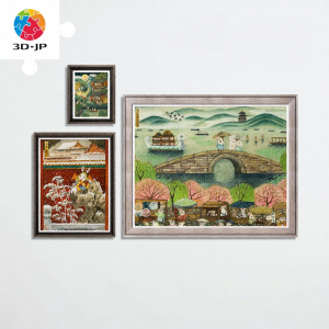 3D-JP | Custom Selection Classical Hand-Painted Wall Decorative Puzzle