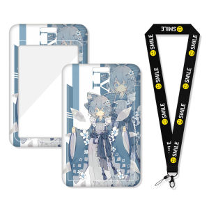 Oriental Project Card Holder Meal Card School Card Bus Pass Student Water Card Certificate Work Permit Badge Certificate Holder School Card Keychain with Lanyard Work Card Joint Name Surrounding the Game Boys and Girls
