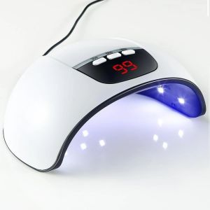 LULAA | Đèn UV LED LINMANDA 54W Để Làm Khô Sơn Móng Tay Dạng Gel - Sử Dụng Nguồn USB Với 3 Chế Độ Hẹn Giờ Cảm Biến Tự Động Dùng Cho Việc Tự Làm Hoặc Sử Dụng Tại Tiệm.