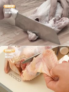 SyokSyok ECOCO Kitchen Scissors Multi-Function Stainless Steel Poultry Shears Heavy Duty Meat and Bone Cutting Scissors