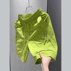 Quần Short Công Sở Nam Mùa Hè Mới Về Quần Short Thể Thao Nam Rộng Rãi Túi Lớn Quần Dài Thường Ngày Cảm Giác Cao Cấp Phong Cách Đường Phố