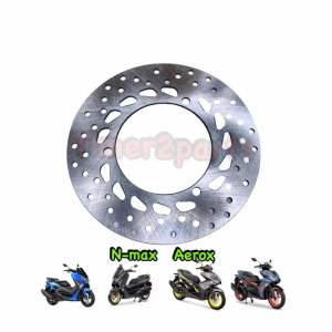 จานดิสเบรคหน้า Nmax Aerox มอเตอร์ไซค์ เหล็กหนา อย่างดี