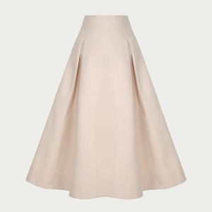 PIAOYA | Hepburn Style High Waist A-Line Half Skirt