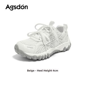 Agsdon | Thick Sole Elevated Daddy Shoes Breathable