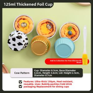AMW | Reusable Aluminum Foil Baking Cups for Oven