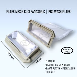 Filter Mesin Cuci Panasonic | Pro Wash Filter | 1 Tabung | 10.3 x 4.6 cm | STPS
