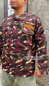JAKET - Ready Jaket Bolak Balik Banser Anti Air - Jaket Motif Loreng Malfinas