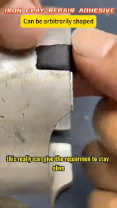 100g Multi Purpose Epoxy Compond Powerful Viscosity Mud Iron Clay Adhesive Foundry Glue Heat Resistance Metal Repair Paste For Metal Wood Glass Stone