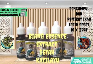 Essen Usar Madu mix Extrac Getah katilayu dan Walang Batu Tajam Nyengat 15ml  biang essen murni untuk ikan mas