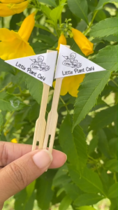 ธงปักอาหารแบบไม้ส้อม ธงปักขนม ธงปักเค้ก ไม้จิ้มค็อกเทล ธงไม้จิ้มฟัน