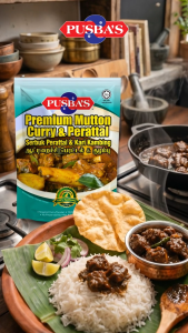 PUSBAS Premium Mutton Curry & Perattal Masala 115g - 3Kg | Serbuk Kari & Perattal Kambing 115g - 3Kg | Kari Kambing | Mudah Masak | Halal