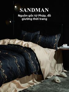 Luxury Soft Long-staple Cotton Bedding Four-Piece Set Autumn Winter Use