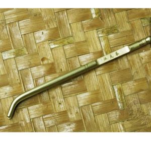 Portable Bronze Black Ebony Wood Handle Tea Ceremony Six Gentlemen Set Coarse Ceramics Tea Clip Retro Chinese Style Manual Work