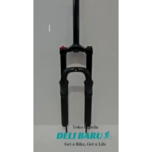 Fork 24 steel sepeda MTB garpu besi Oversize 28.6 suspension with lock preload travel 120