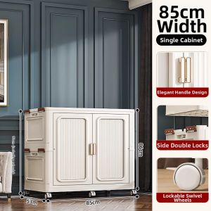 Folding Bedroom Plastic Wardrobe