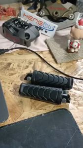 ยางพักเท้าหลังเดิม แดช/ ชุดยางพักเท้าเดิม รุ่น CILCK/NOVA/LS/DASH/SONIC/NSR ( มีสลัก) พักเท้าหลัง เทน่า เหล็กหนา งานดีเกรดศูนย