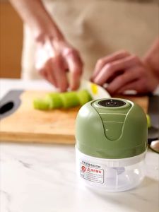 250ml Baby Food Blender Wireless and Portable Food Cook Processor Garlic Meet Cutter High Speed Motor