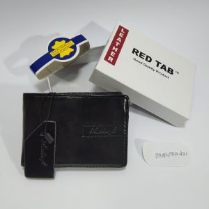 ANDIERFI Dompet Lipat Pria Kulit PU Slot Uang Mini Hitam/Coklat/Kopi 1010
