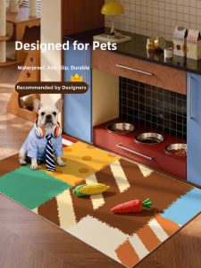 YUNHAOBUYI | Vintage Dopamine Waterproof Pet Mat