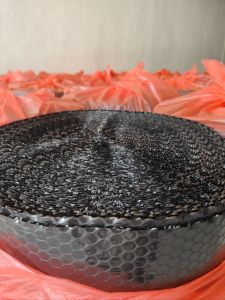 KIDS MANIA - BUBBLE WRAP HITAM 3KG 125CM x 50M TANPA CORE LENTUR KUALITAS BAIK