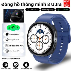 Đồng Hồ Thông Minh Mới 2026 8 Classic 46mm Màn Hình HD GPS NFC La Bàn Cuộc Gọi Bluetooth Đồng Hồ Thông Minh Chống Nước Dành Cho Nam Và Nữ