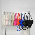 Túi Tote Phao Nữ Cỡ Lớn, Chất Liệu Nylon, Bông Nhẹ, Đa Năng, Đeo Vai, Rút Dây, Kiểu Xô, Cầm Tay, Phong Cách Thường Ngày, Đa Năng. 
