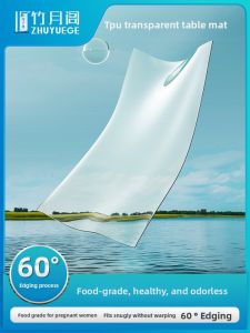 ZHUYUEGE | 9D TPU Food-Grade Transparent Table Mat