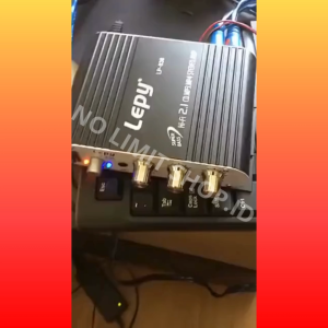NEW COD LEPY LP-838 Ampli Amplifier Mini Stereo 2.1 Channel Treble Bass Booster + Adaptor Power 12V