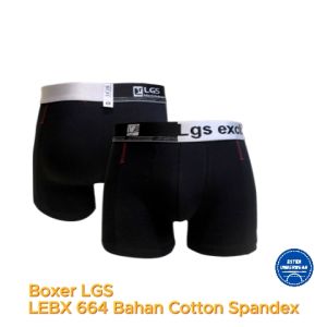Celana Boxer LGS EXCLUSIVE 664 ISI 1-Hitam