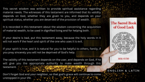 The Sacred Book of Good Luck