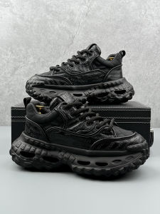 Black Samurai Mens Shoes 2025 Autumn New Thick Bottom Heightening Dad Shoes Fashion Versatile Mens Casual Sports Shoes