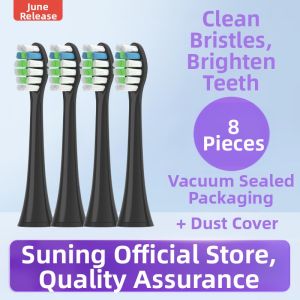 Fairywill Electric Toothbrush Head Replacement Metal Shaft P80/P11/T9 Deep Cleaning Adult Hardness Normal Specification