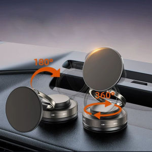 360° Rotating Magnetic Phone Holder Car Dashboard Mobile Cell Support GPS Foldable Phone Bracket For iPhone Android Smartphone