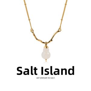 YANDAO | Elegant Luxury Purple Crystal Pendant Necklace