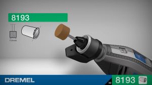 เลขเลือน 2Pcs หนังสือ AL Oxide 15.9mm ชุด 8193 TW Dremel