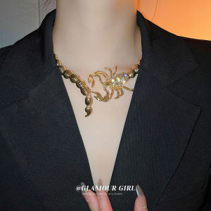 Phóng Đại Châu Âu Và Châu Mỹ Động Vật Bọ Cạp Thiết Kế Vòng Cổ Choker Mở Vòng Bohemian Thời Trang Xương Đòn Dây Chuyền Cho Bé Gái